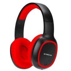 Fone headset bluetooth preto e vermelho epb-ms1rd - elg  