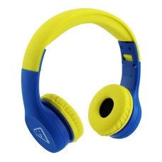 Fone headset safe kids amarelo e azul joy - elg 