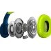 Fone headset bluetooth azul e verde epb-ms1nb - elg